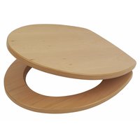 Non-Branded Beech Veneer Soft Close Toilet Seat