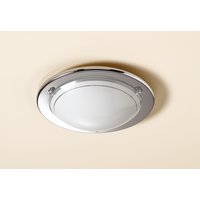 Chrome Circular Ceiling Light 60W