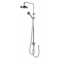 Contemporary Round Shower Kit 1147 x 200 x 555mm White