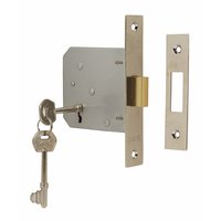 Non-Branded ERA 3-Lever Mortice Deadlock Chrome 3 / 76mm