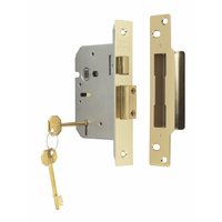 Non-Branded ERA 5 Lever Sashlock Brass 3andquot;