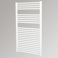 Non-Branded Flat White Towel Radiator 600 x 1100mm