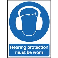 Hearing Protection Must Be Worn Sign