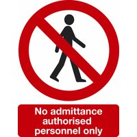 No Admittance Sign