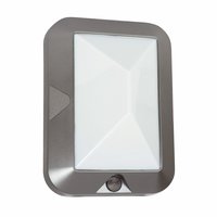 Portland Eco Silver Effect Outdoor Wall Light