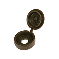 Screw Snap Caps Dark Brown 6-8 Gauge Pack of 100