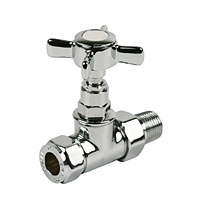 Selene In-Line Radiator Valve 15mm x