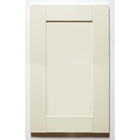 Non-Branded Slimline Appliance Door Shaker Ivory 450mm