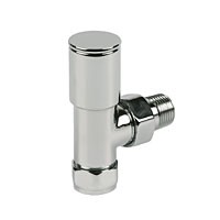 Sphere Angled Radiator Valve Pair 15mm