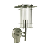 Non-Branded Ulzio 60W Stainless Steel Lantern Wall Light