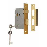 Non-Branded Union 3-Lever EN 1634-1 Mortice Sashlock Brass 3 / 76mm