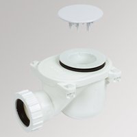 White Domed Shower Trap