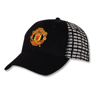 07-08 Man Utd P/L Champions Date Cap - Black