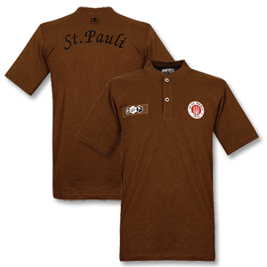 08-09 St Pauli Polo - Brown