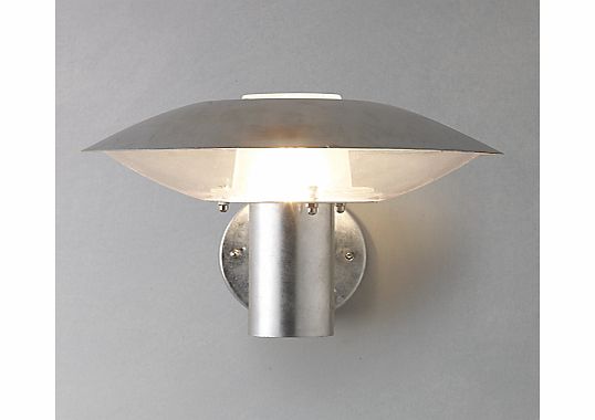 Nordlux Disco Glavanised Steel Outdoor Wall Light