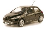 NoRev Peugeot 207 GT black 1:43 scale model from NoRev