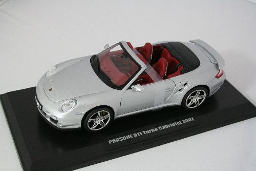 Porsche 911 Turbo Cabriolet Silver 2007