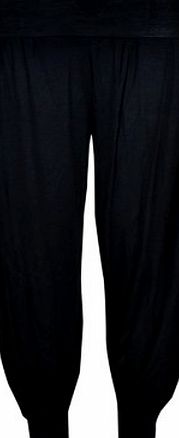 Noroze New Girls Harem Alibaba Trousers Age 7-13 Years (11-12, Black)