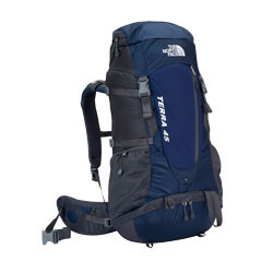 North Face Terra 45 Rucksack - Deep Water Blue