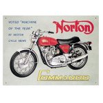 Norton Commando tribute plaque