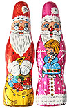 Novelty Chocolate Co. Bag of Milk Chocolate Santas