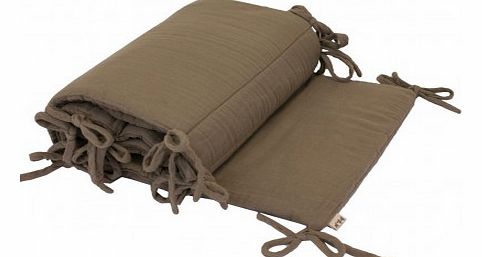 Bed bumper - dark beige `One size