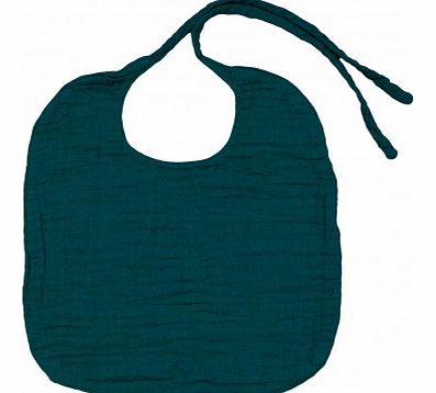 Round bib - Petrol blue `One size