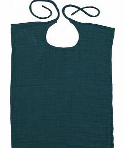 Square bib Petrol blue `One size