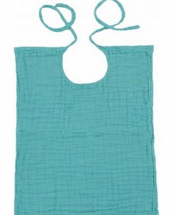 Square bib Turquoise `One size