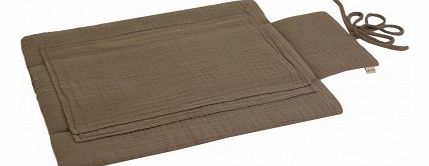 Travel changing mat - dark beige `One size