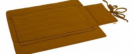 Travel changing mat - Mustard yellow `One size