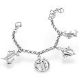 LOVE Charms Sterling Silver Bracelet