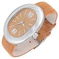 Nuovegioie Signature Camel Suede Ladies`Watch