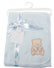 Nursery Time Cotton Blanket Blue