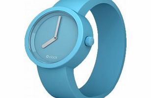 O clock Tone On Tone Light Blue Watch