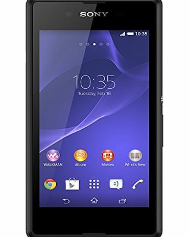 O2 Sony Xperia E3 O2 Pay As You Go Smartphone - Black