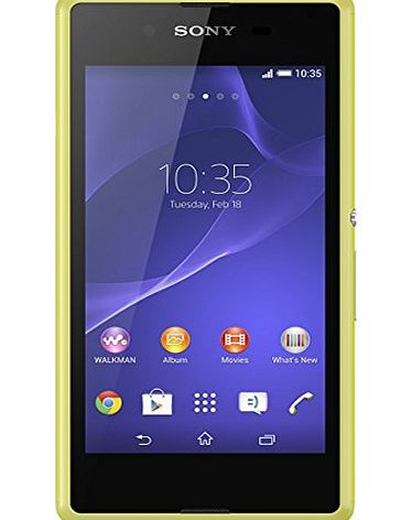 O2 Sony Xperia E3 O2 Pay As You Go Smartphone - Lime