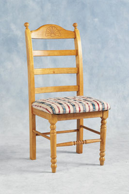 OAK CHAIR SINGLE BUCKINGHAM UPHOLSTERED