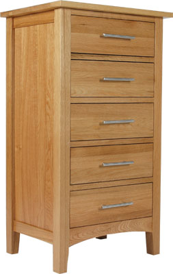 CHEST OF DRAWERS 5 DWR SLIM PRESTIGE