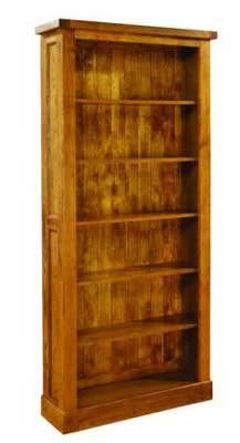 Distressed 79in x 38in Bookcase Devonshire