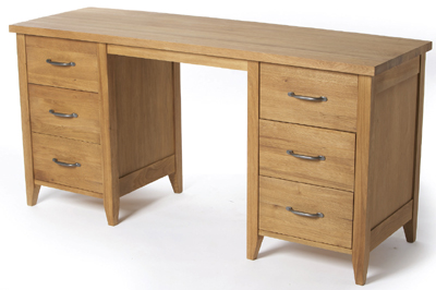 DRESSING TABLE  DOUBLE PEDESTAL