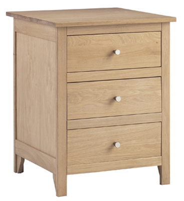 oak FILING CABINET 3 DWR CORNDELL NIMBUS