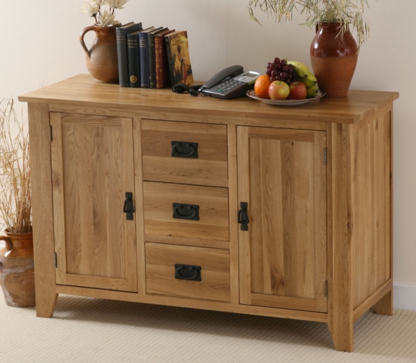 Eden Solid Oak Large Sideboard