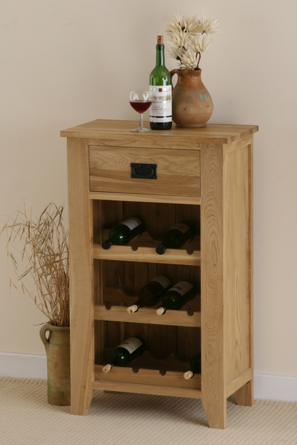 Eden Solid Oak Wine Rack