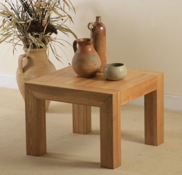 Pablo Solid Oak Side Table