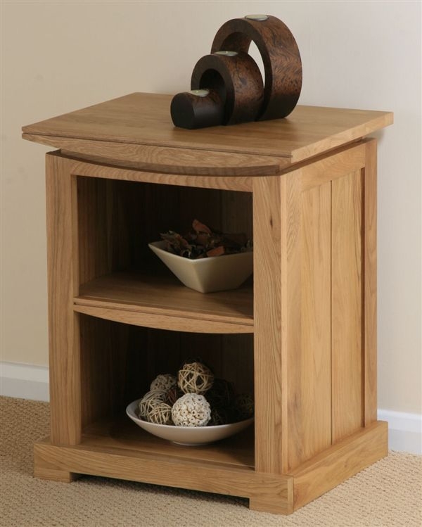 Oak Furniture Land Tokyo Solid Oak Bedside Cabinet