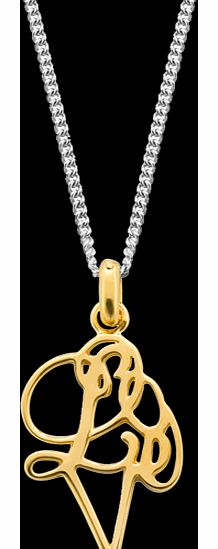 Hidden Love Vermeil Pendant OFJ051-G-18