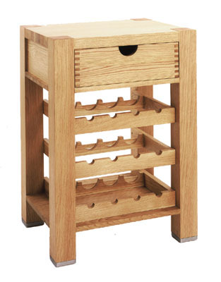 oak WINE RACK ALBA