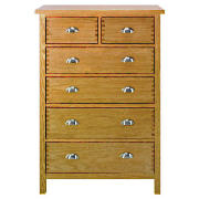 6 Drawer Chest, Oak