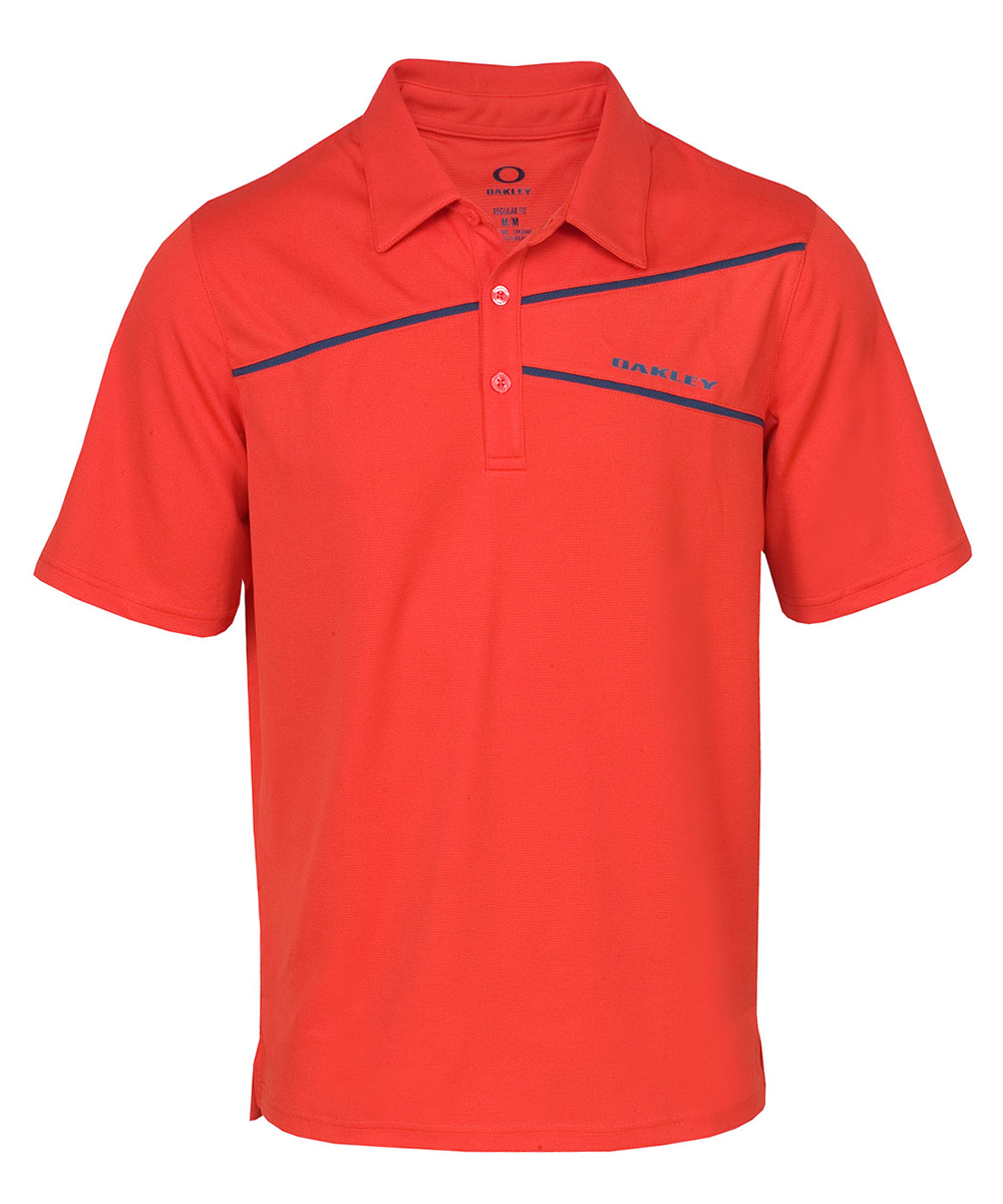 Active Polo Shirt Dark Orange